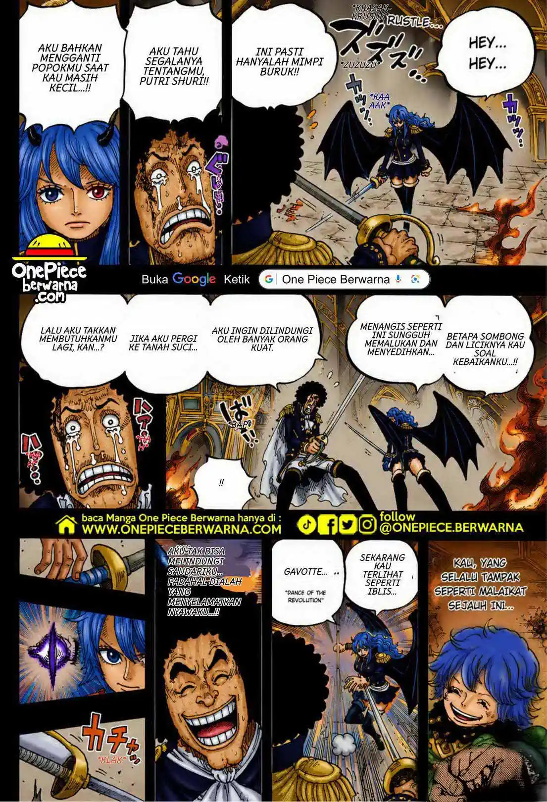One Piece berwarna 1186 1187 1188 bahasa indonesia
